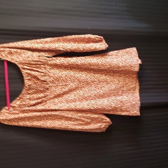 Lush Cinnamon Floral Baby Doll Dress Size Medium - Picture 3 of 5